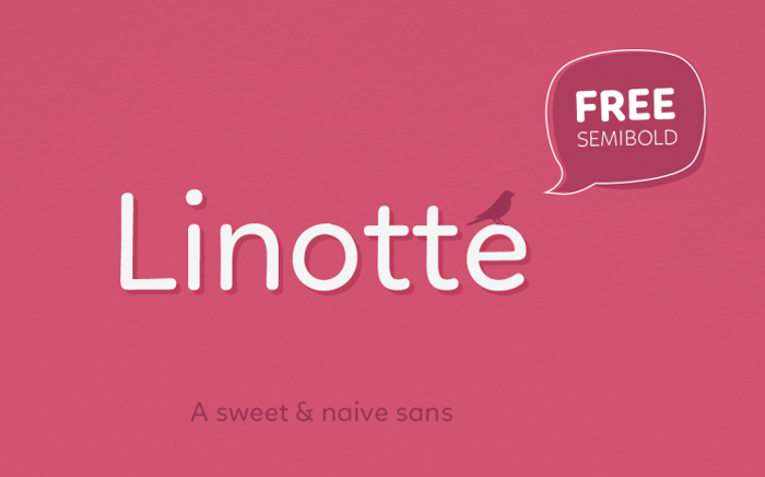 Example font LINOTTE #1