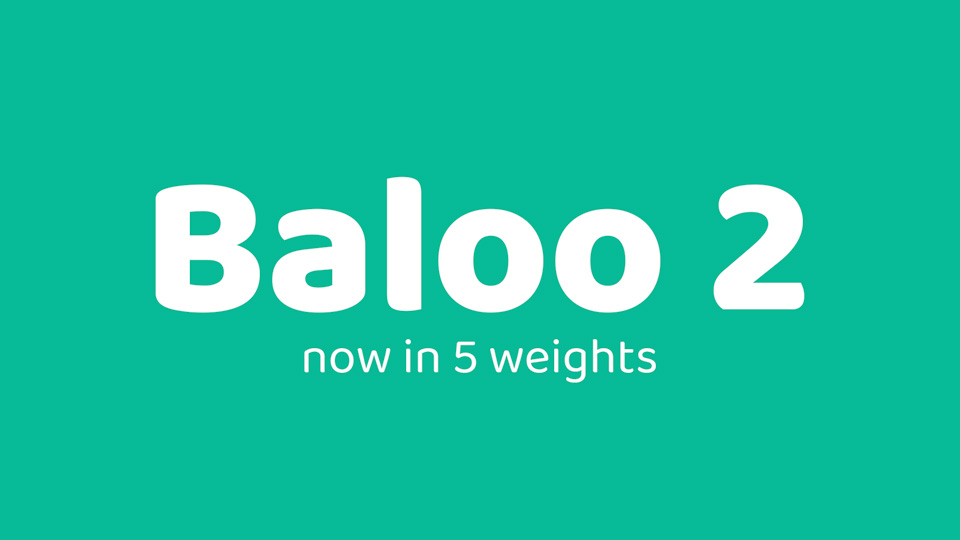 Example font Baloo 2 #1
