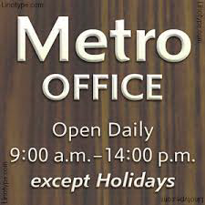 Metro Office Font