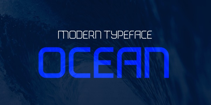 Example font Ocean #1