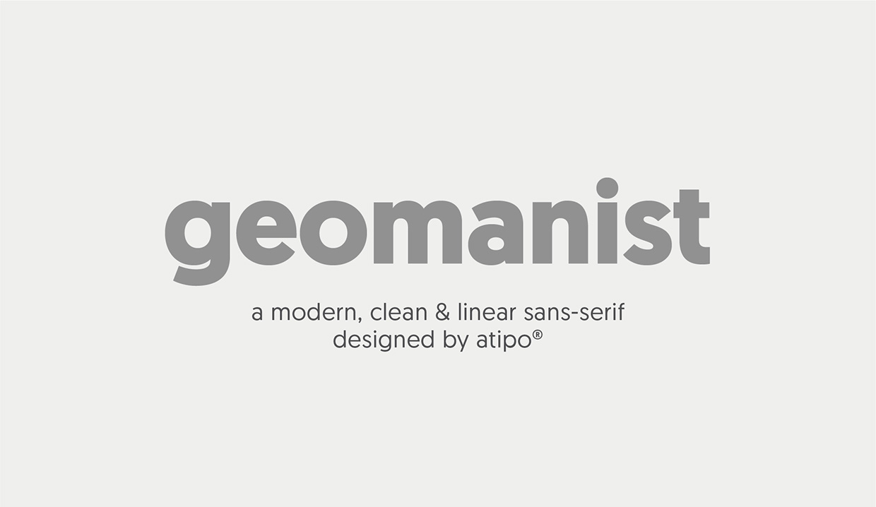 Example font Geomanist #1