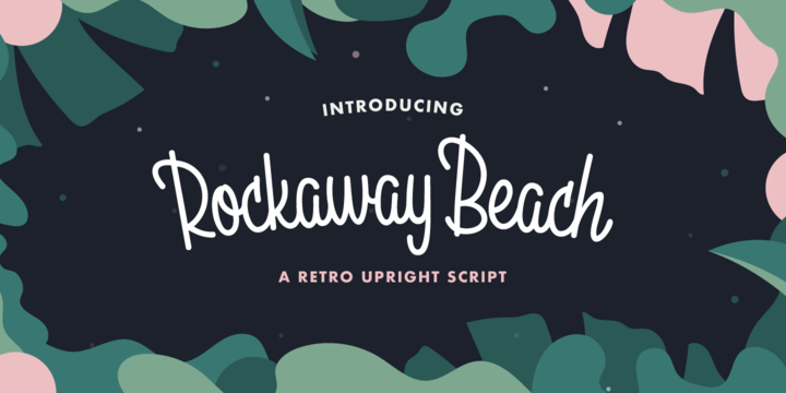 Example font Rockaway Beach #1