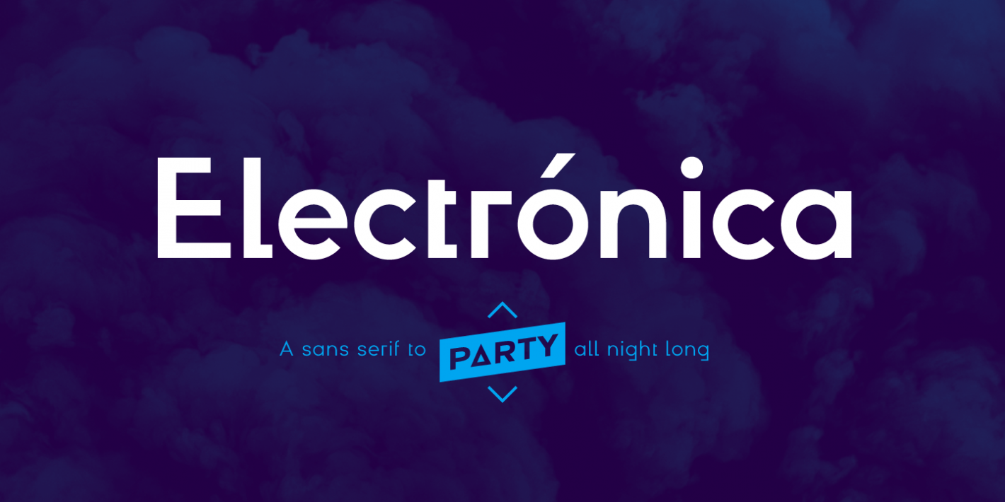 Example font Electronica #1