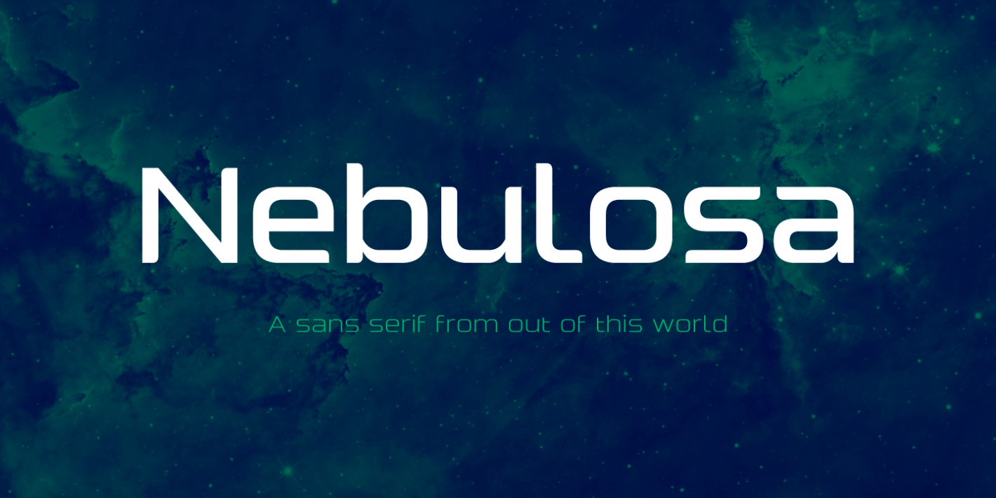 Example font Nebulosa #1