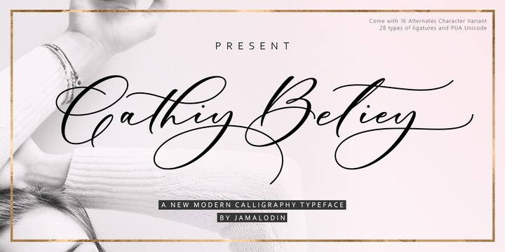 Cathiy Betiey Font