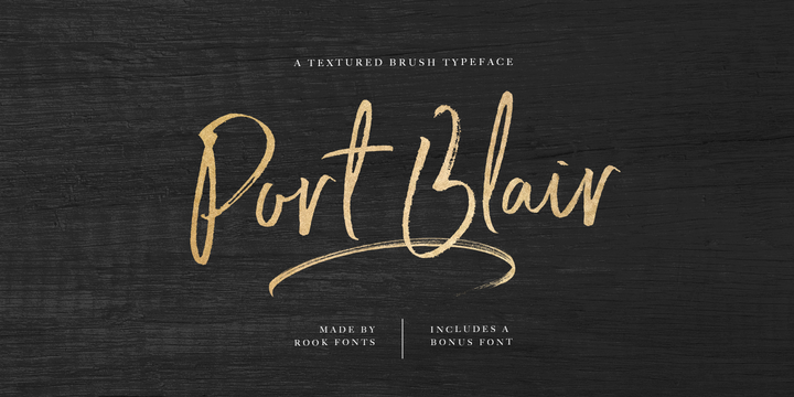 Example font Port Blair #1