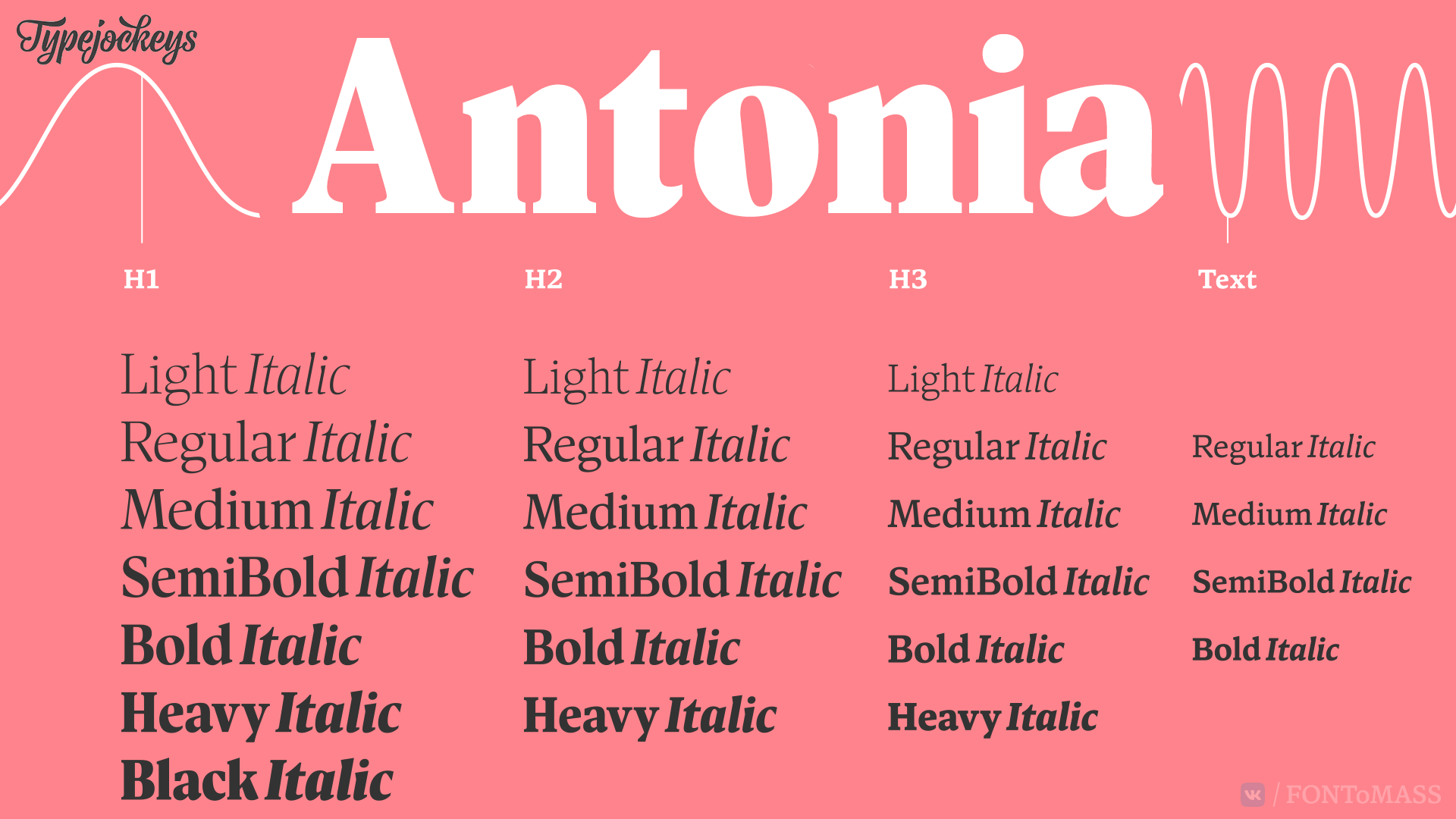 Example font Antonia #1