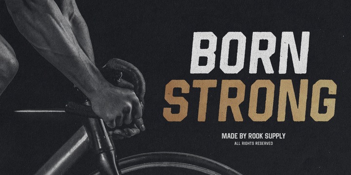 Born Strong Font