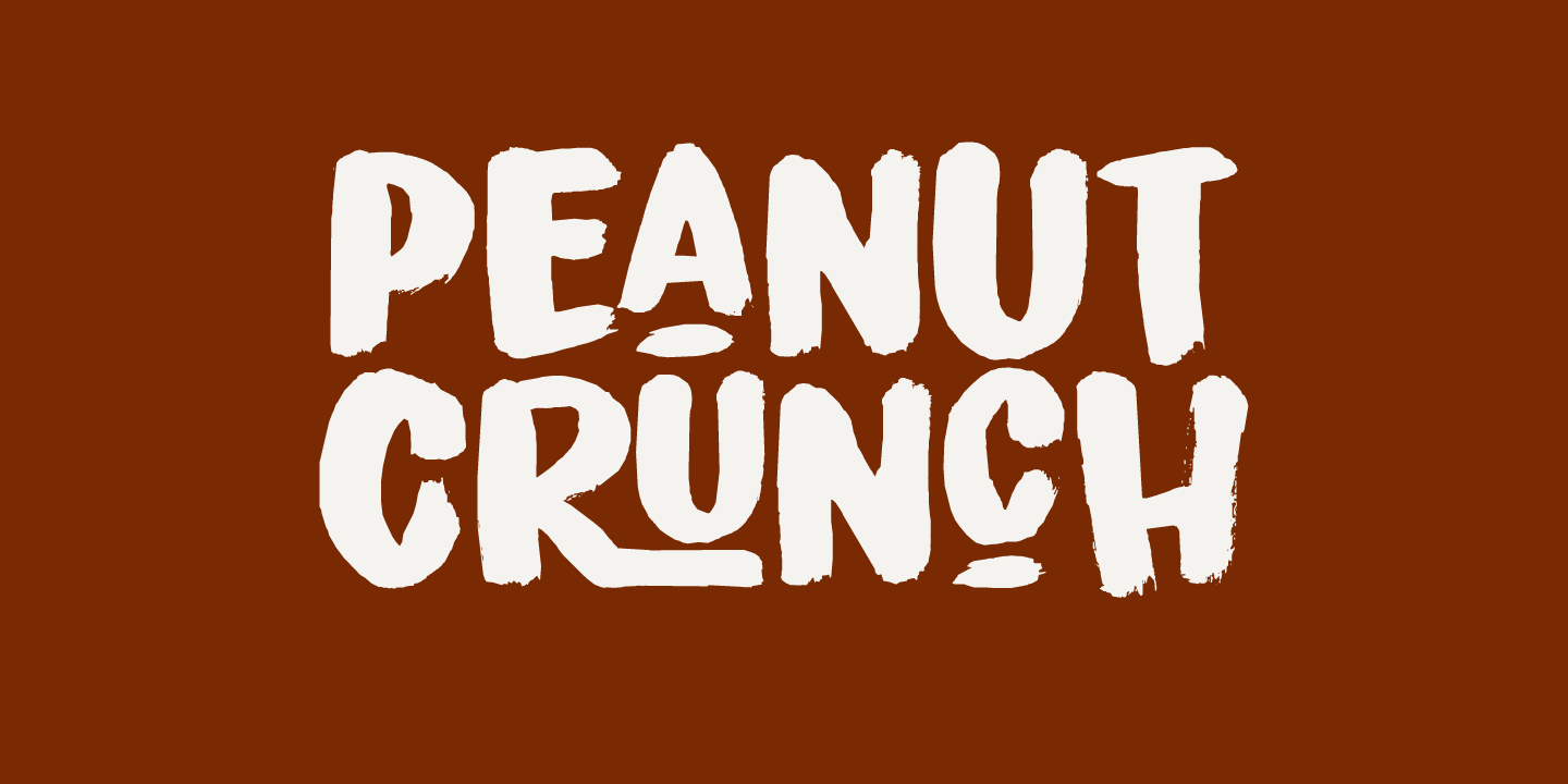 Example font Peanut Crunch #1