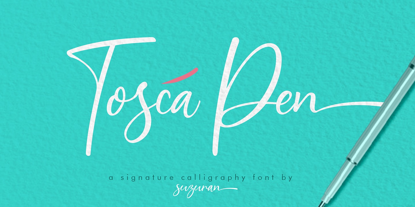 Example font Tosca Pen #1