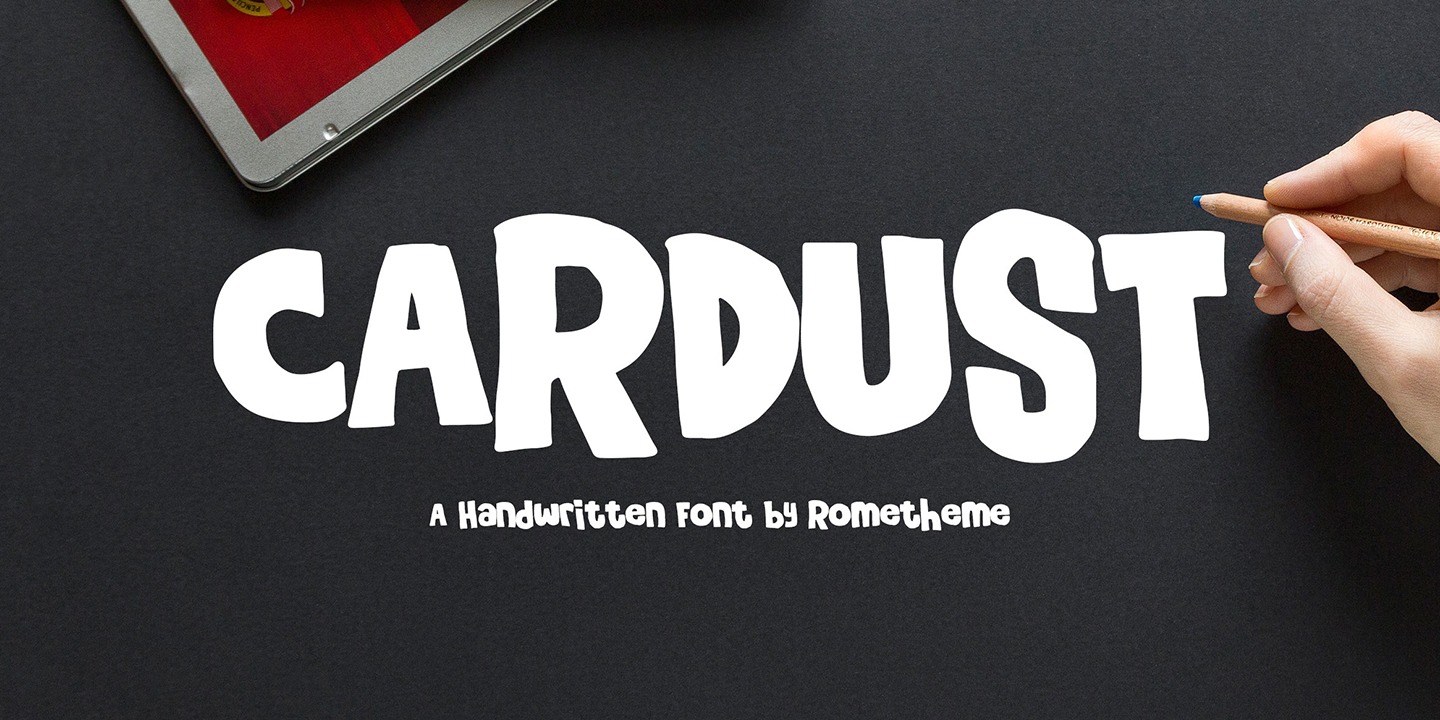 Example font Cardust #1