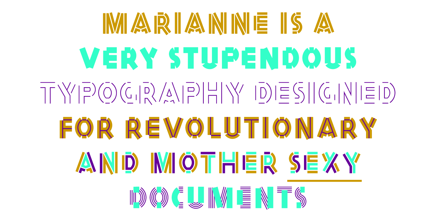 Example font Marianne #1
