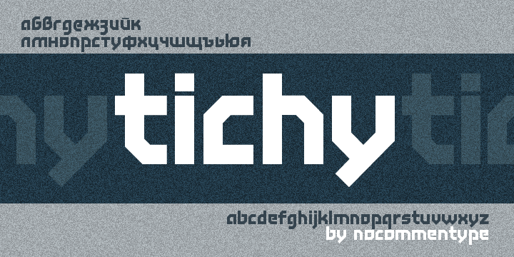 Example font Tichy #1