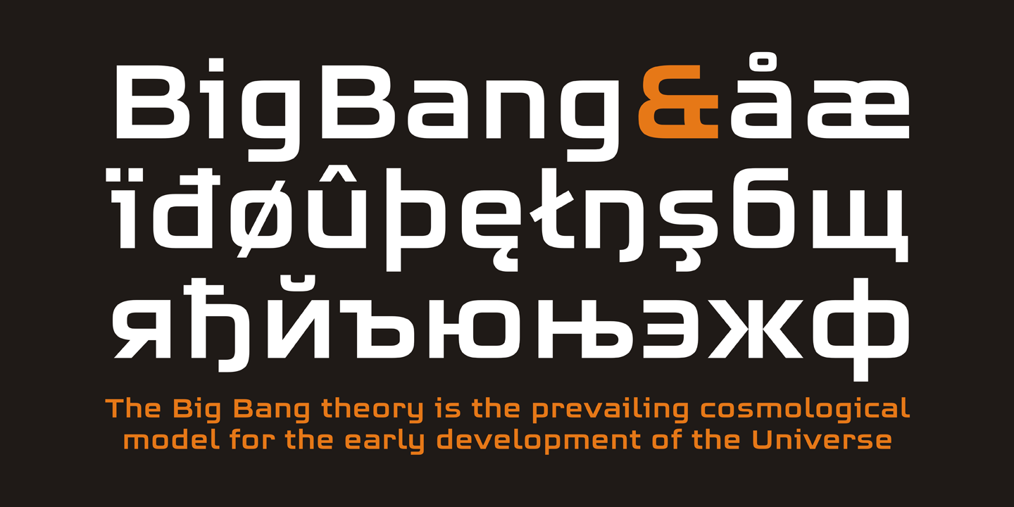 Example font BigBang #1