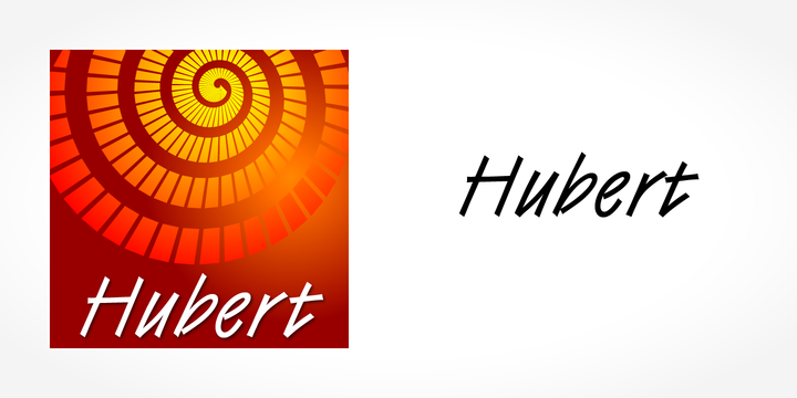 Example font Hubert #1