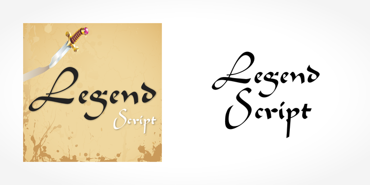 Example font Legend Script #1