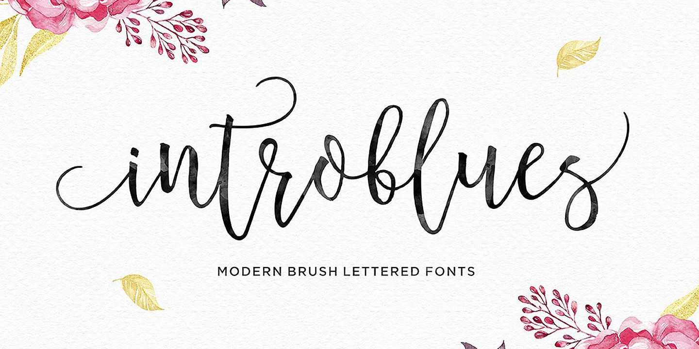 Introblues Script Font