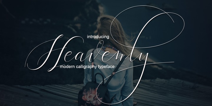 Example font Heavenly #1