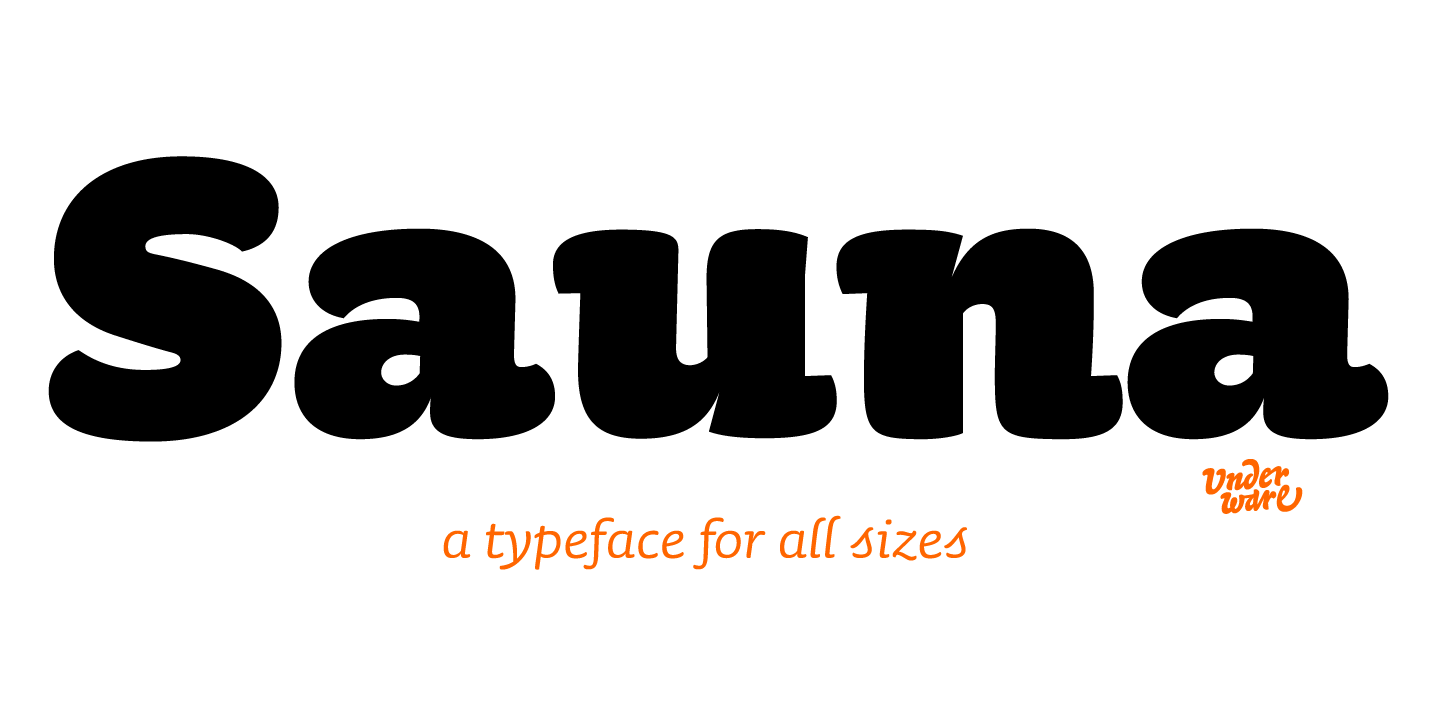 Example font Sauna Pro #1