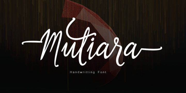Example font Mutiara #1
