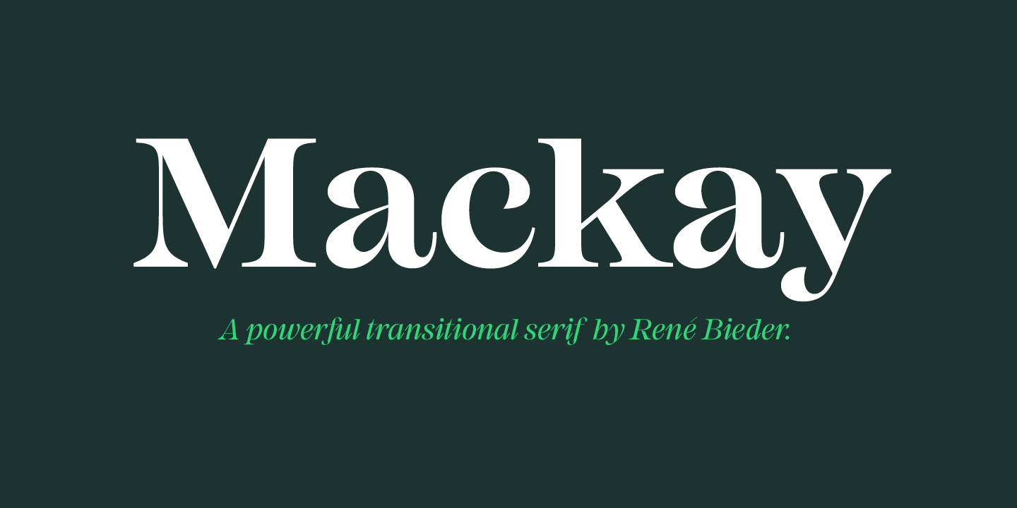 Example font Mackay #1