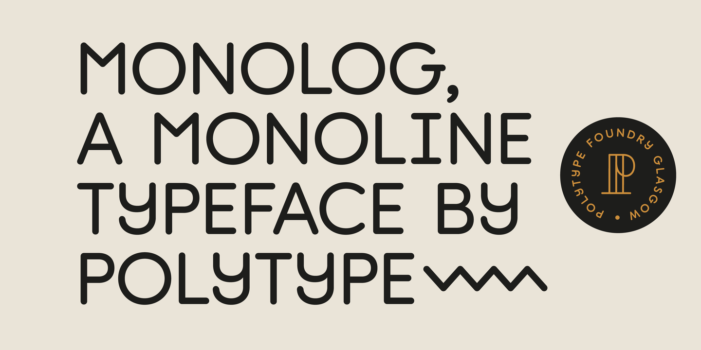 Example font Monolog #1