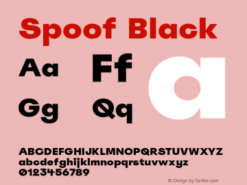 Example font Spoof #1