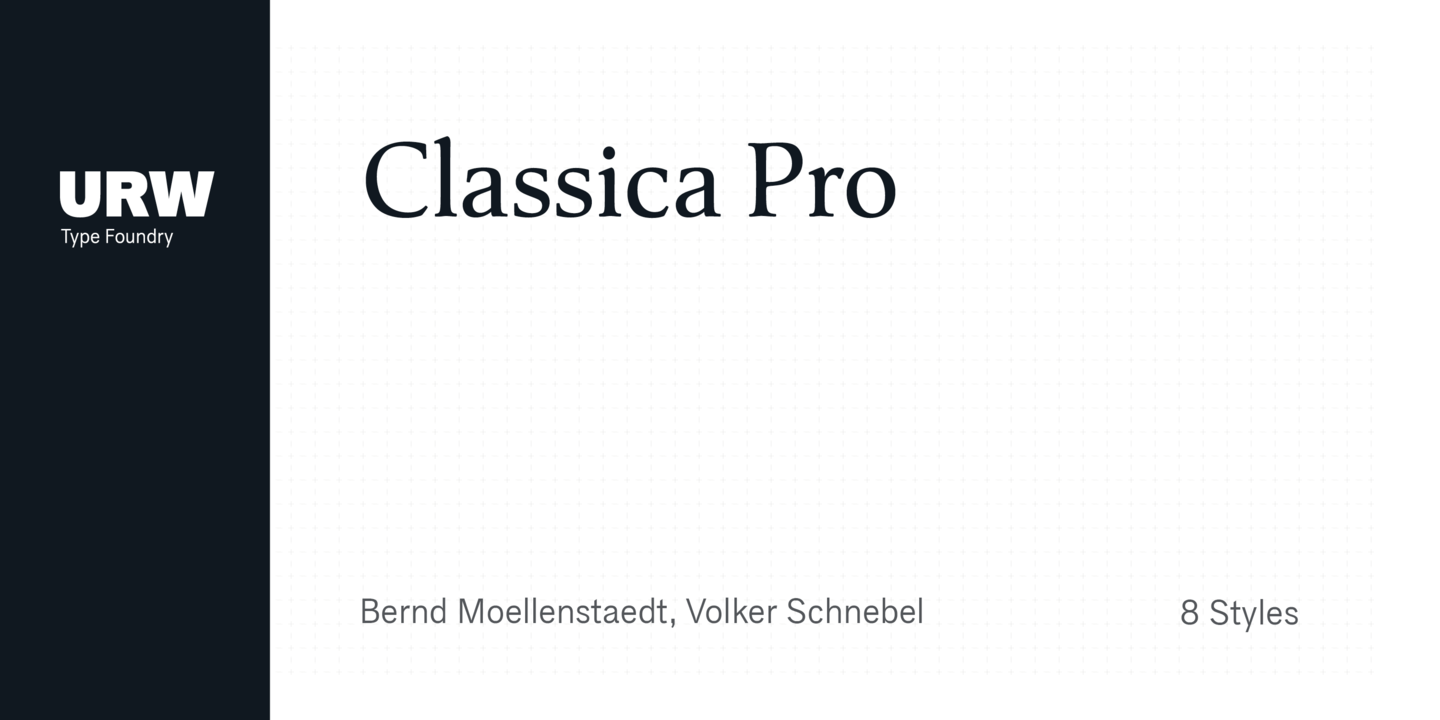 Classica Pro Font