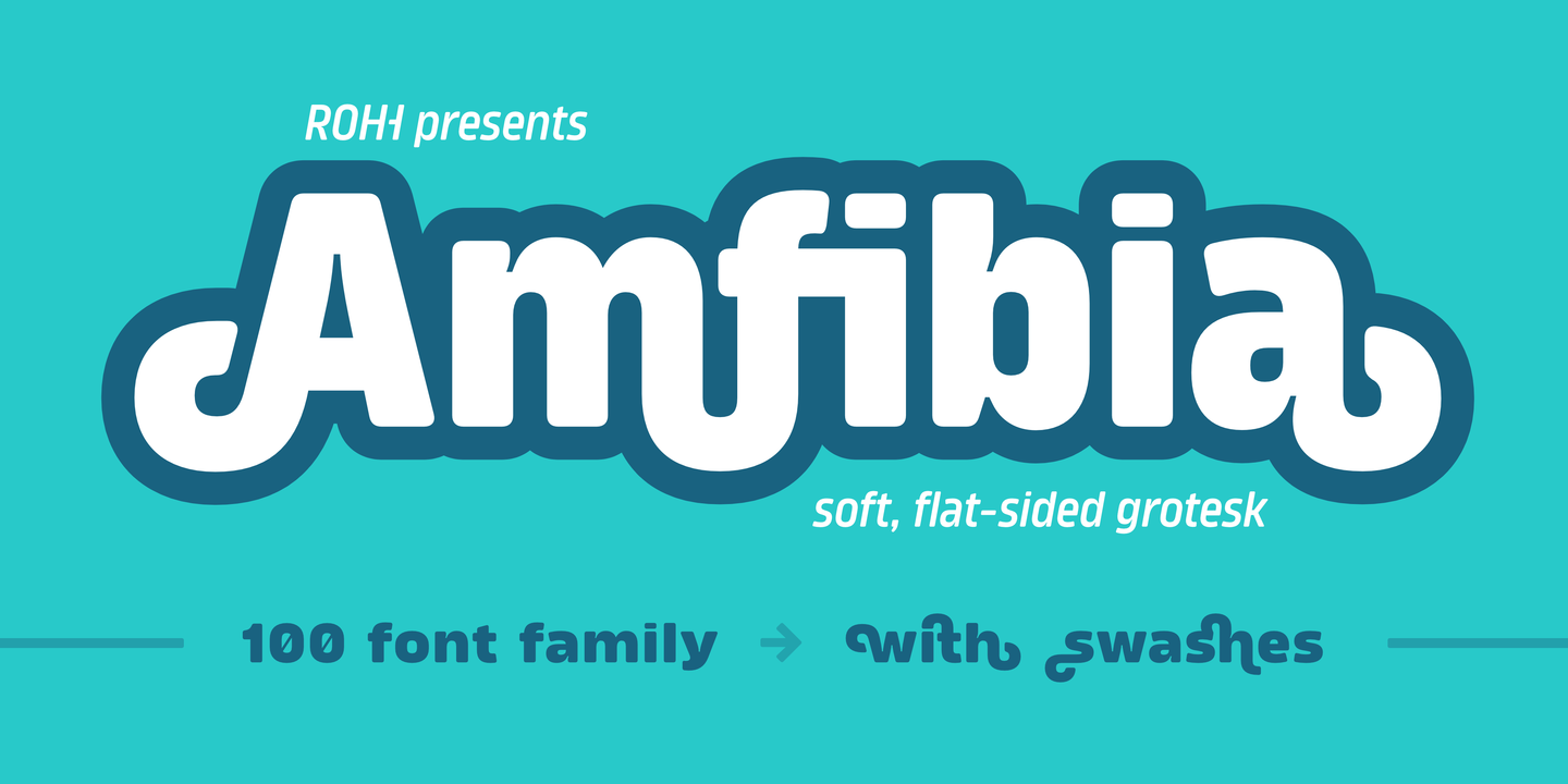 Example font Amfibia #1