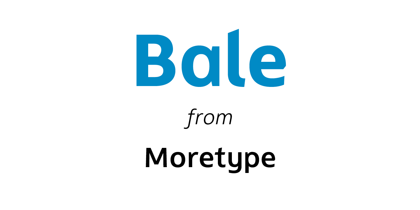 Example font Bale #1