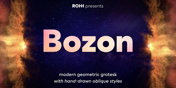 Example font Bozon #1