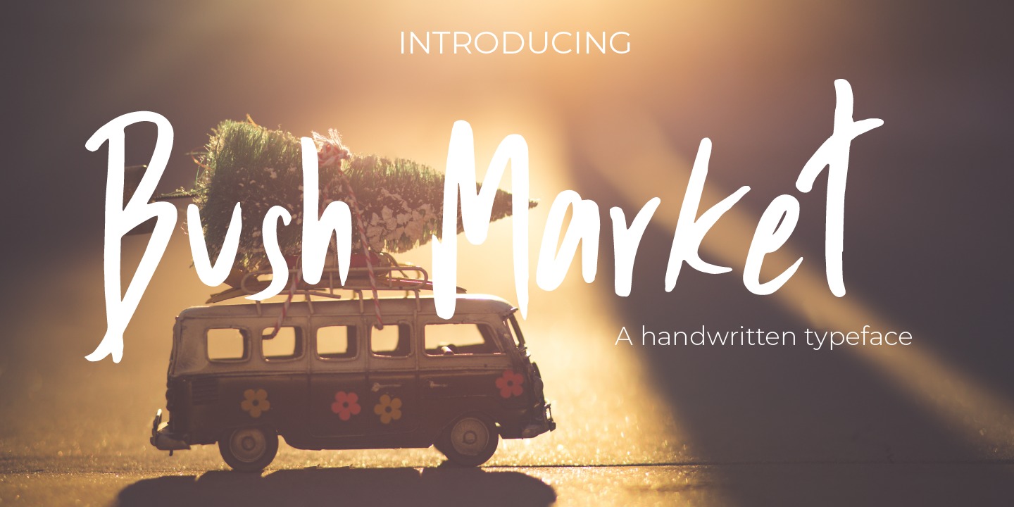 Example font Bush Market #1
