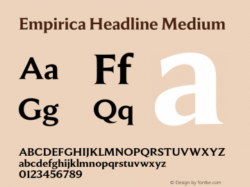 Empirica Head Font