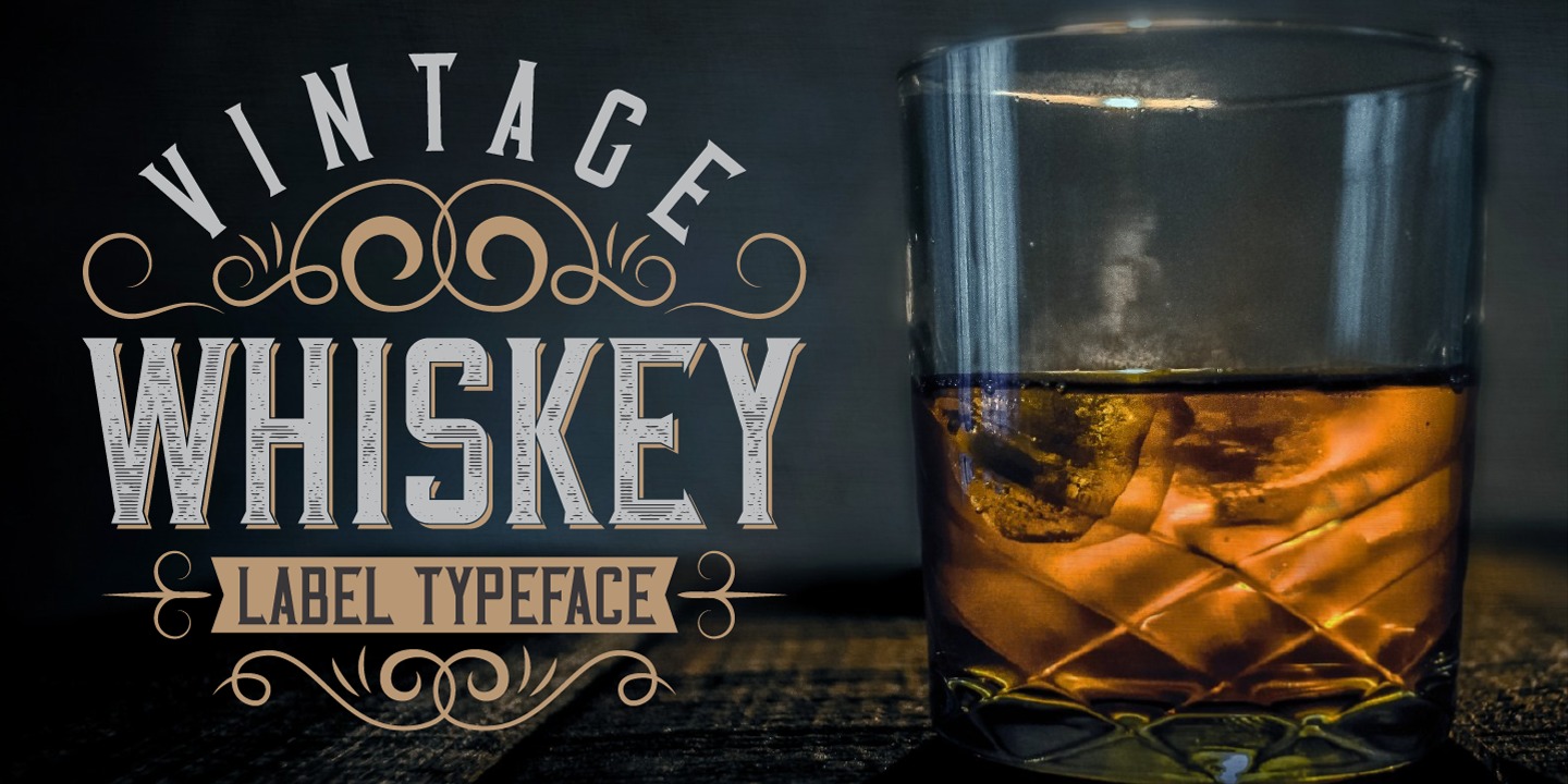 Vintage Whiskey Font