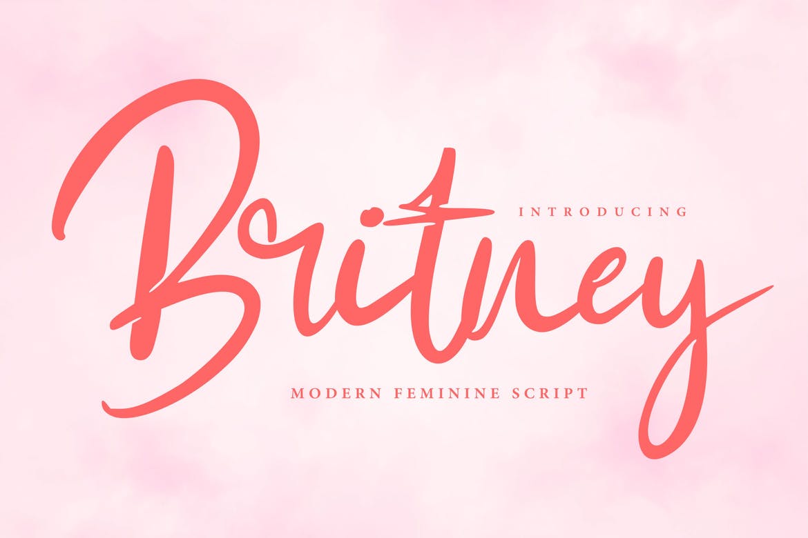 Example font Britney #1