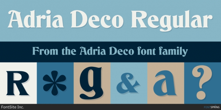 Example font Adria Deco #1