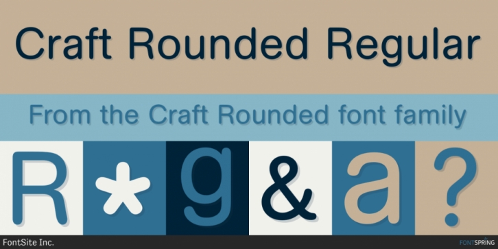 Craft Rounded Font