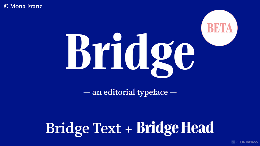 Example font Bridge #1