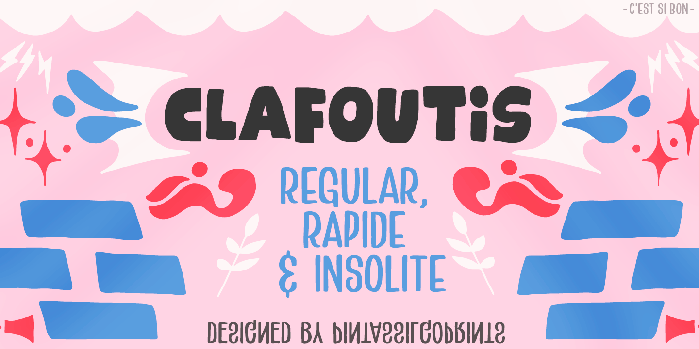 Example font Clafoutis #1