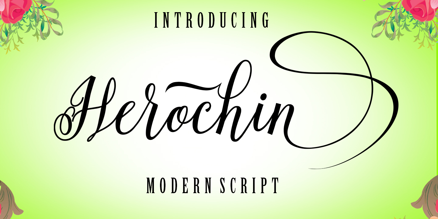 Example font Herochin #1