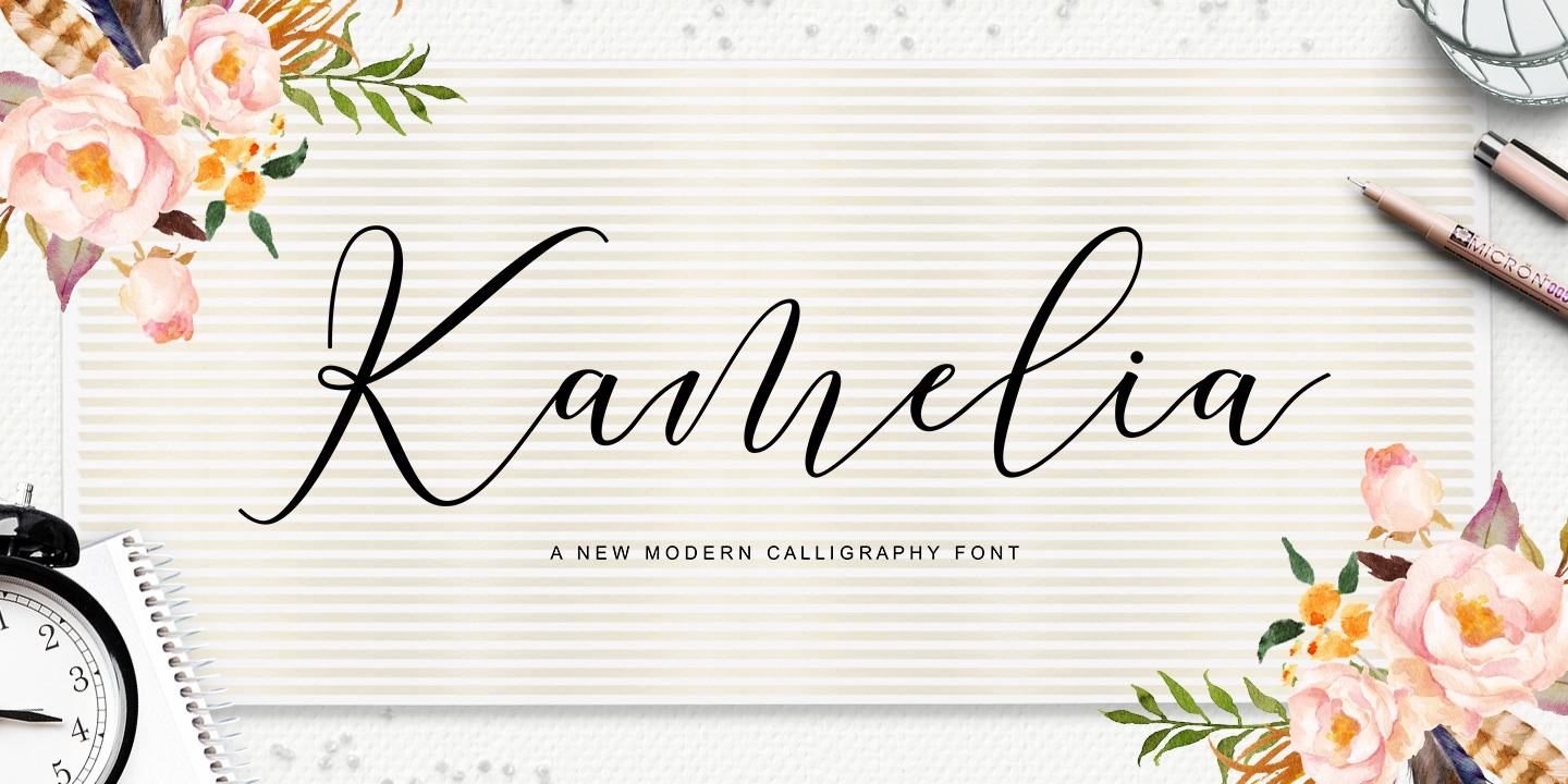 Kamelia Script Font