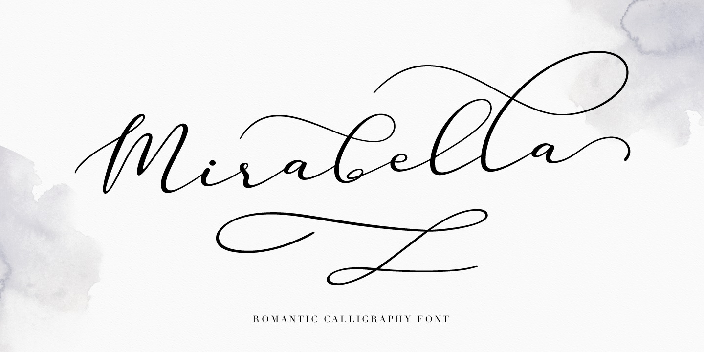 Example font Mirabella #1