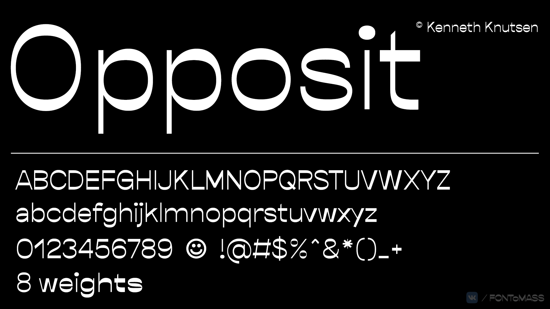 Example font Opposit #1
