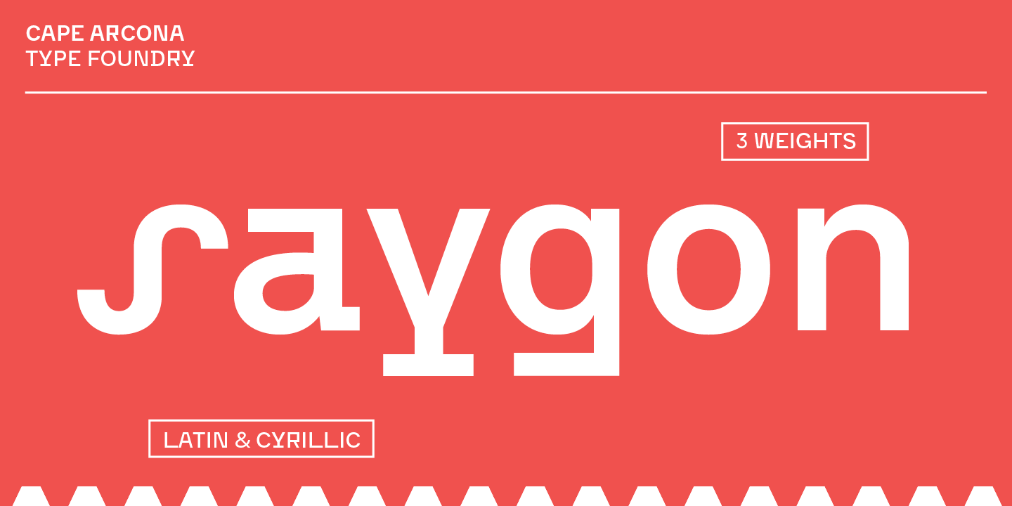 Example font CA Saygon #1