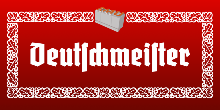 Example font Deutschmeister #1