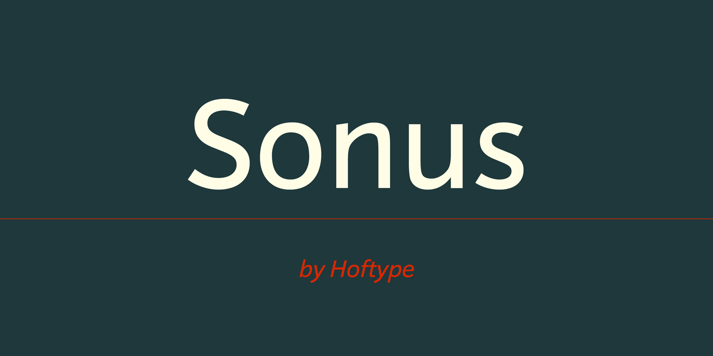 Sonus Font