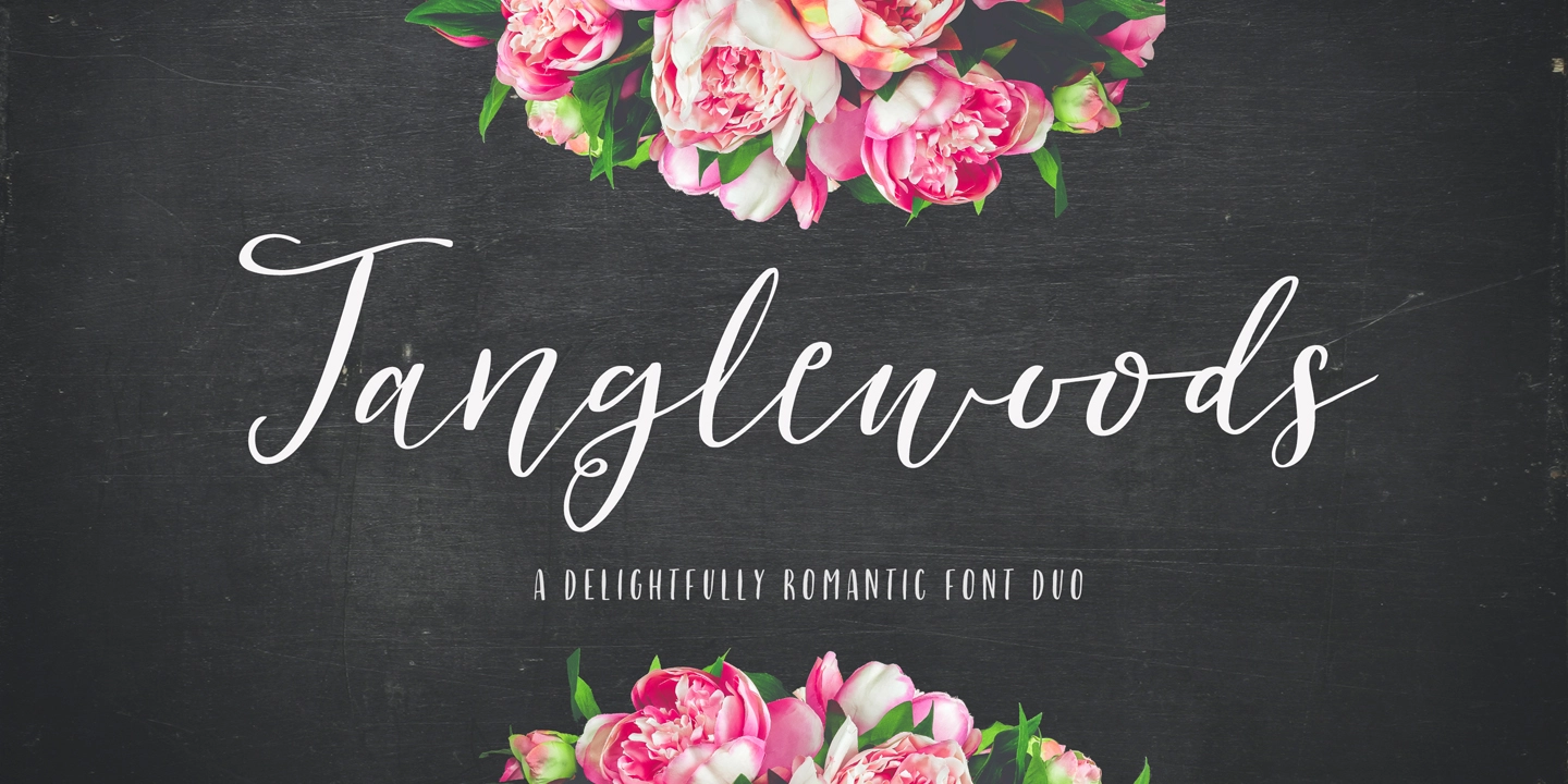 Example font Tanglewoods #1