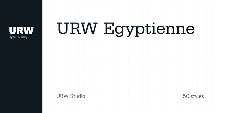 Egyptienne URW Extra Narrow Font