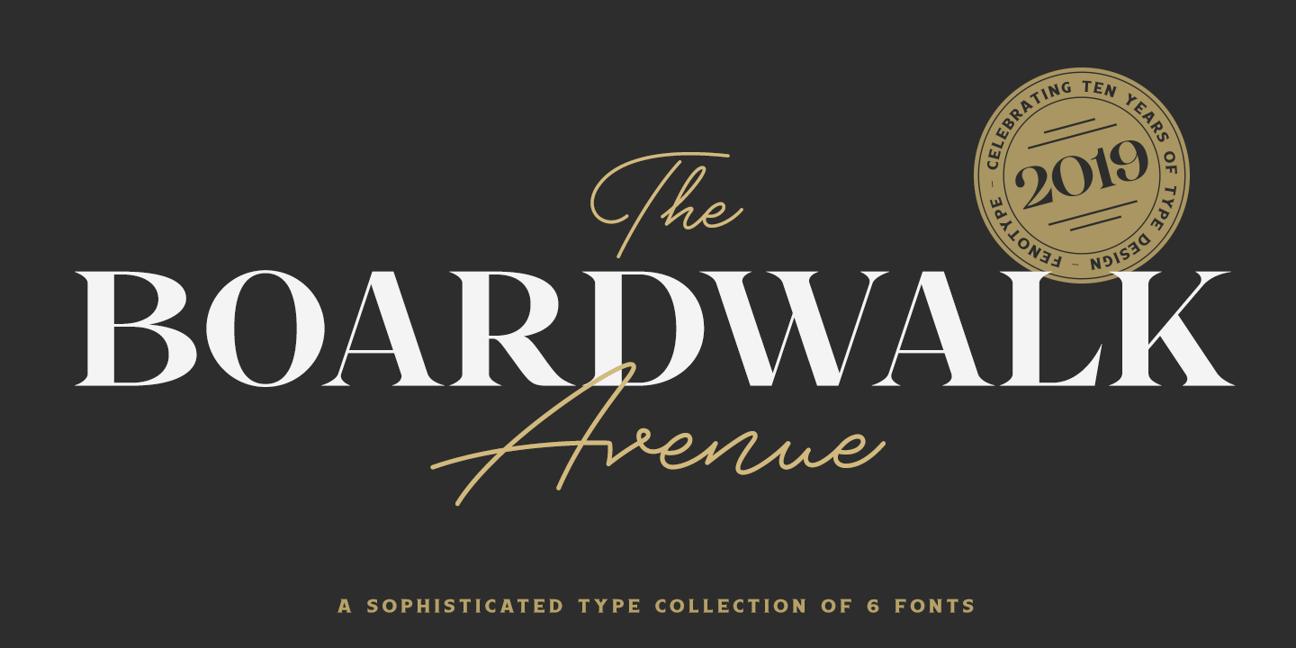 Example font Boardwalk Avenue #1