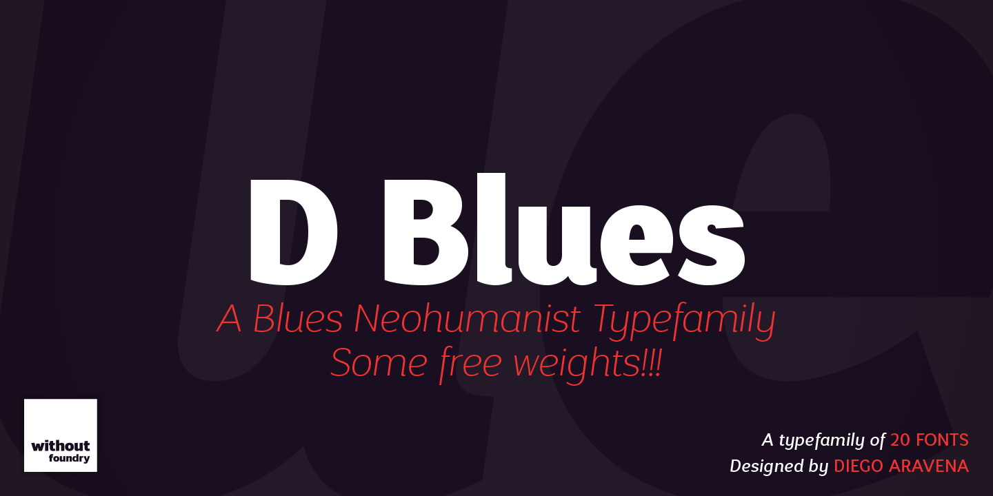 Example font D Blues #1